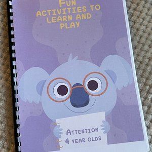 Kids attention workbook